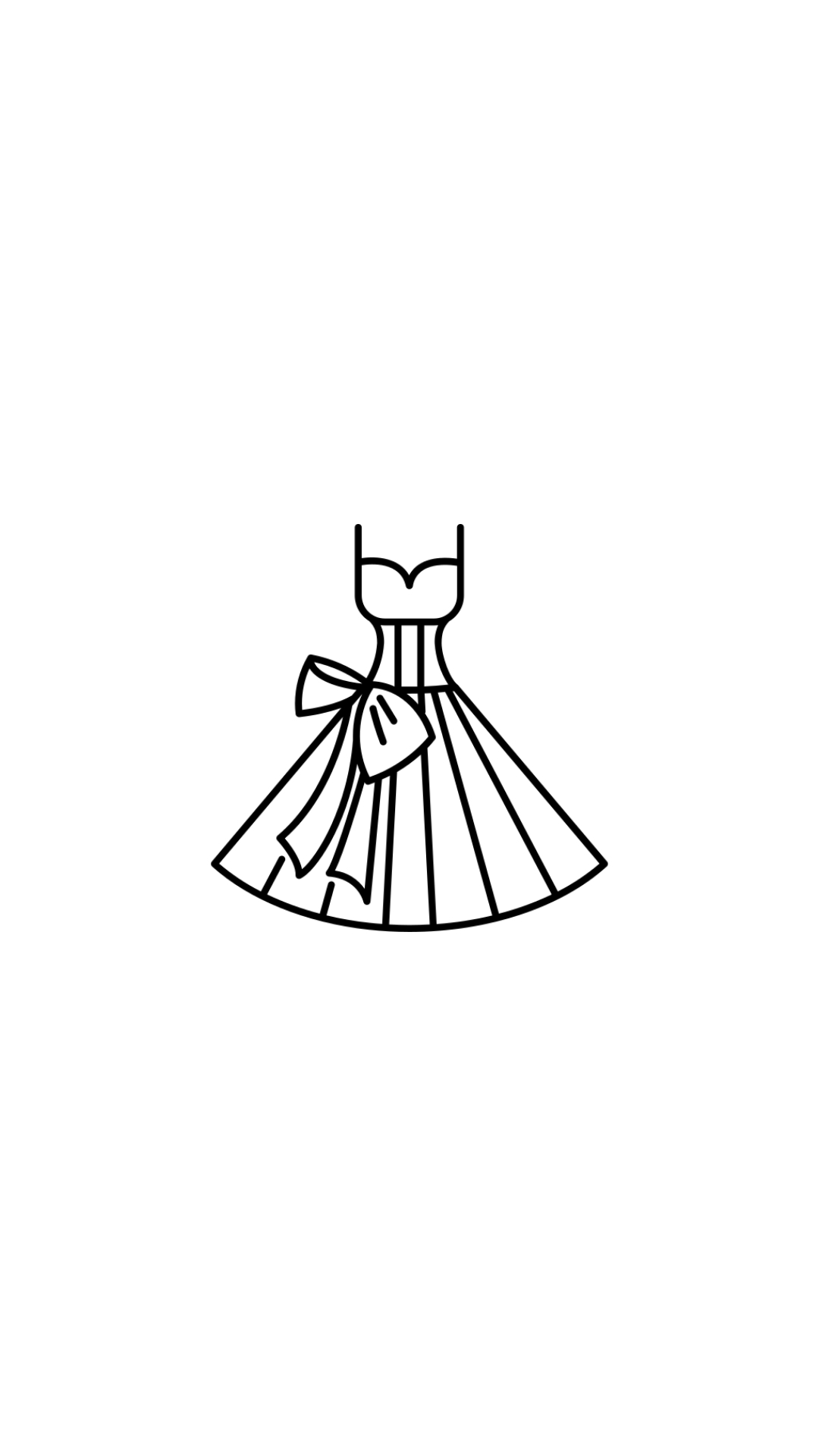 bridal gown icon